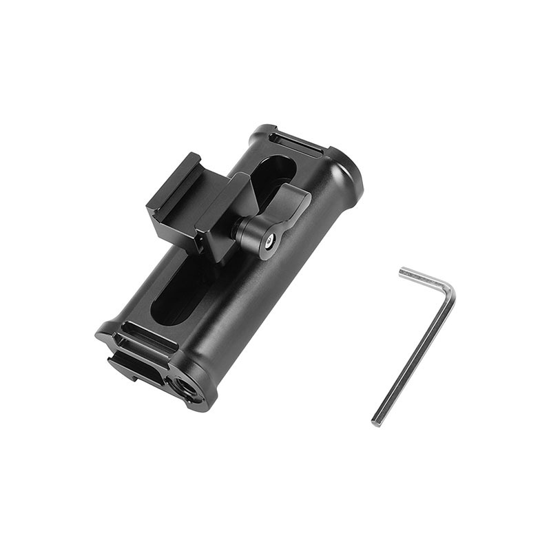 CAMVATE Aluminum Handle Grip For Either Side With Quick Release NATO Clamp Connection For DSLR Camera Cage Rig