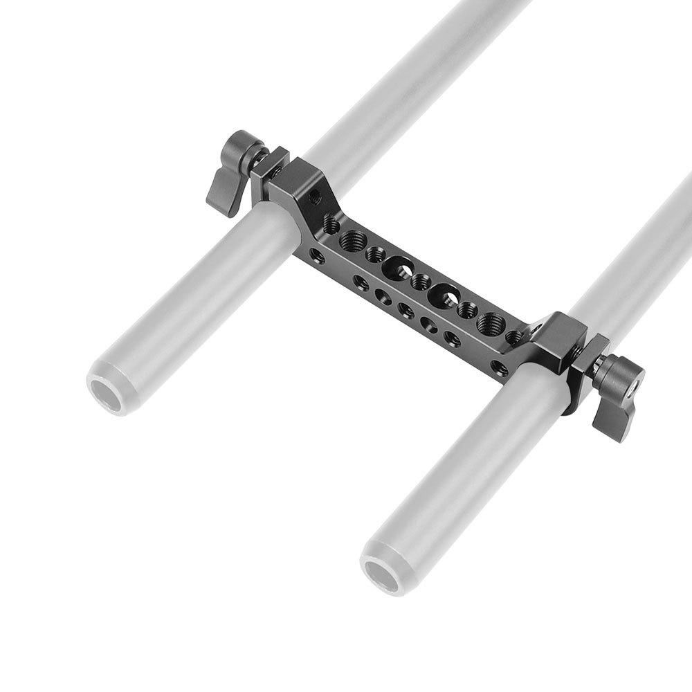 CAMVATE Standard 19mm Dual-port Rod Clamp Bracket With 1/4" & 3/8" Mounting Points