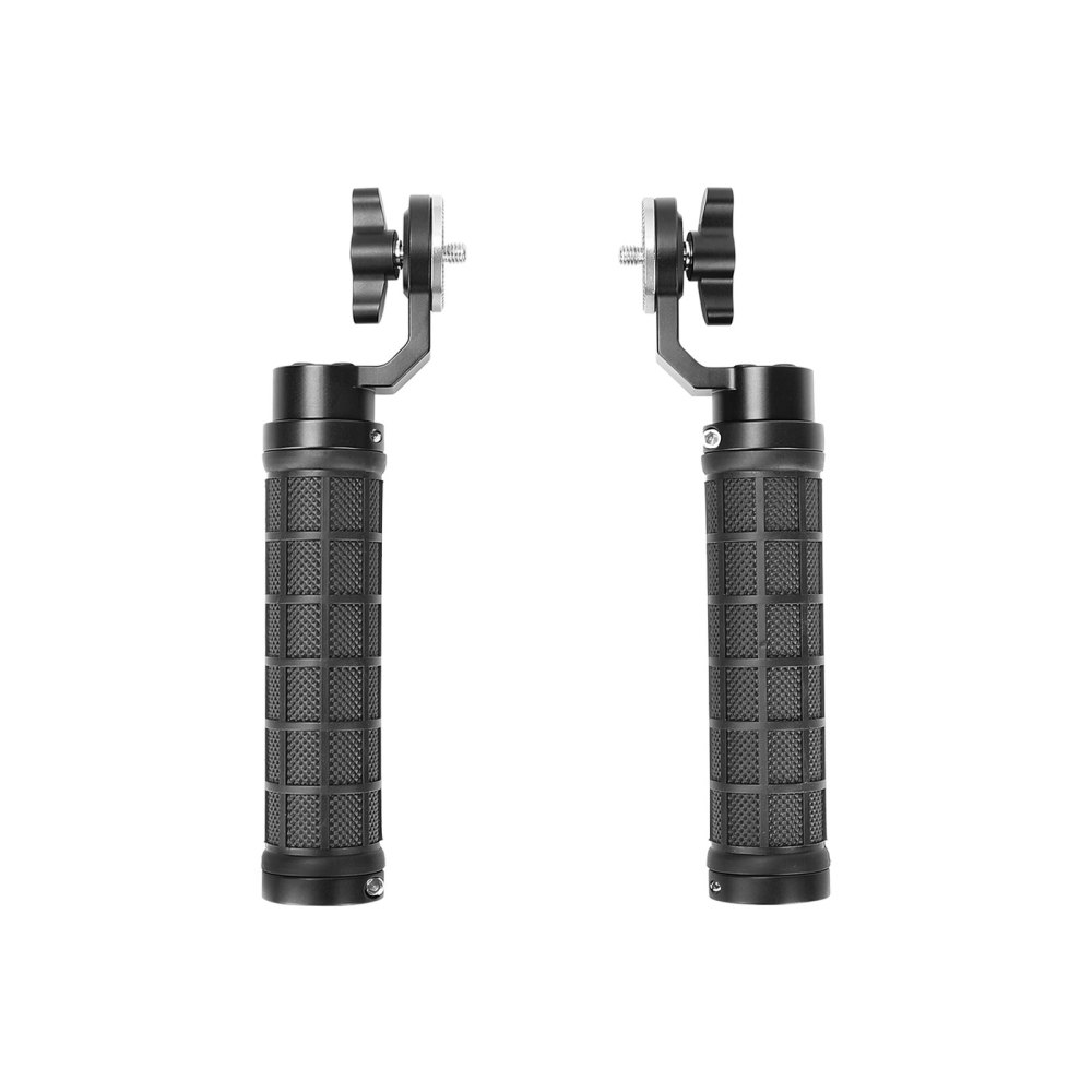 CAMVATE Rubber-covered Hand Grip ( A Pair) With ARRI Rosette M6 Thumbscrew Knob For Handheld Camera Shoulder Mount Rig