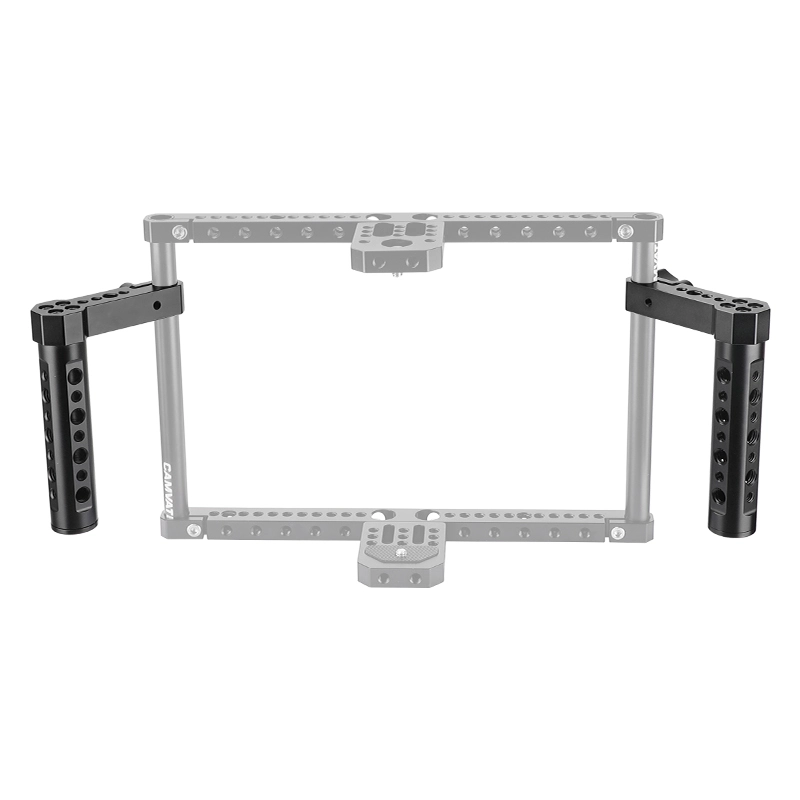 CAMVATE Adjustable Aluminum Cheese Hand Grip (A Pair) L Handle With 15mm Rod Clamp Connection For Monitor Cage Kit
