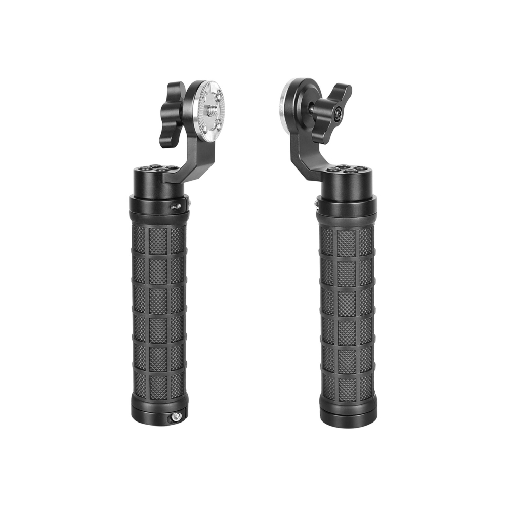 CAMVATE Rubber-covered Hand Grip ( A Pair) With ARRI Rosette M6 Thumbscrew Knob For Handheld Camera Shoulder Mount Rig