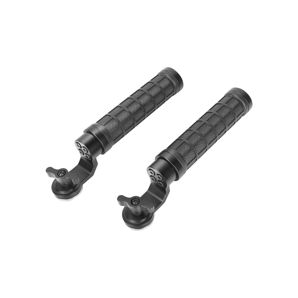 CAMVATE Rubber-covered Hand Grip ( A Pair) With ARRI Rosette M6 Thumbscrew Knob For Handheld Camera Shoulder Mount Rig