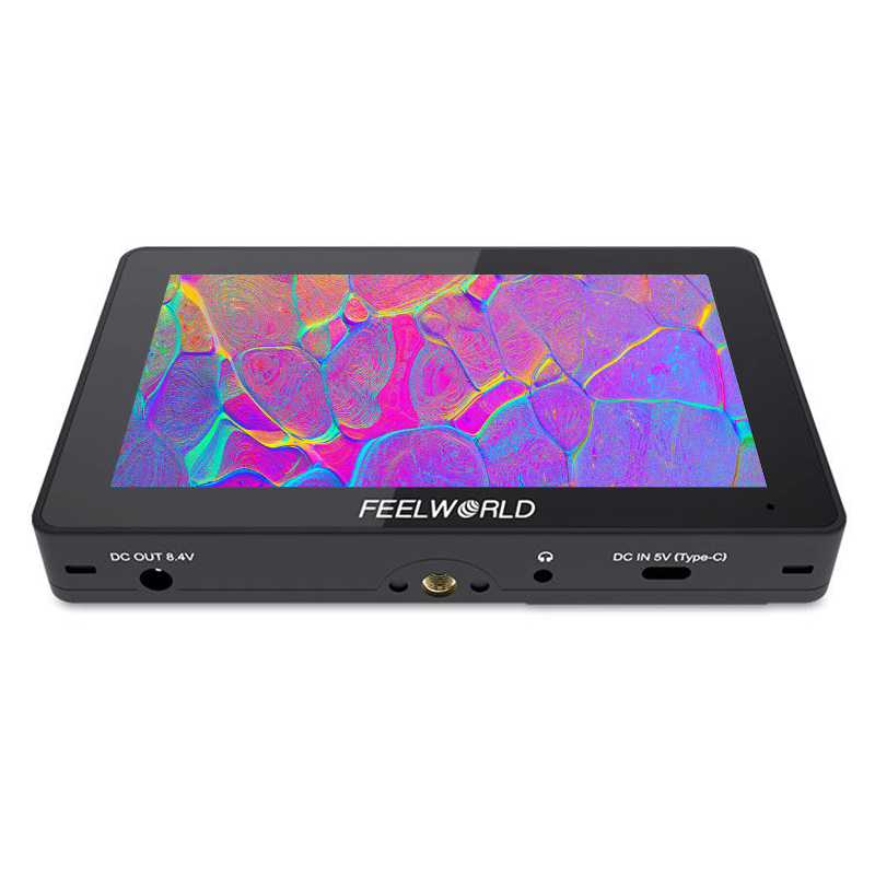 CAMVATE FeelWorld F5 Pro V2 5.5 Inch Touch Screen DSLR Camera Field Monitor 3D LUT 4K HDMI Input Output With Tilt Arm & Sunshade