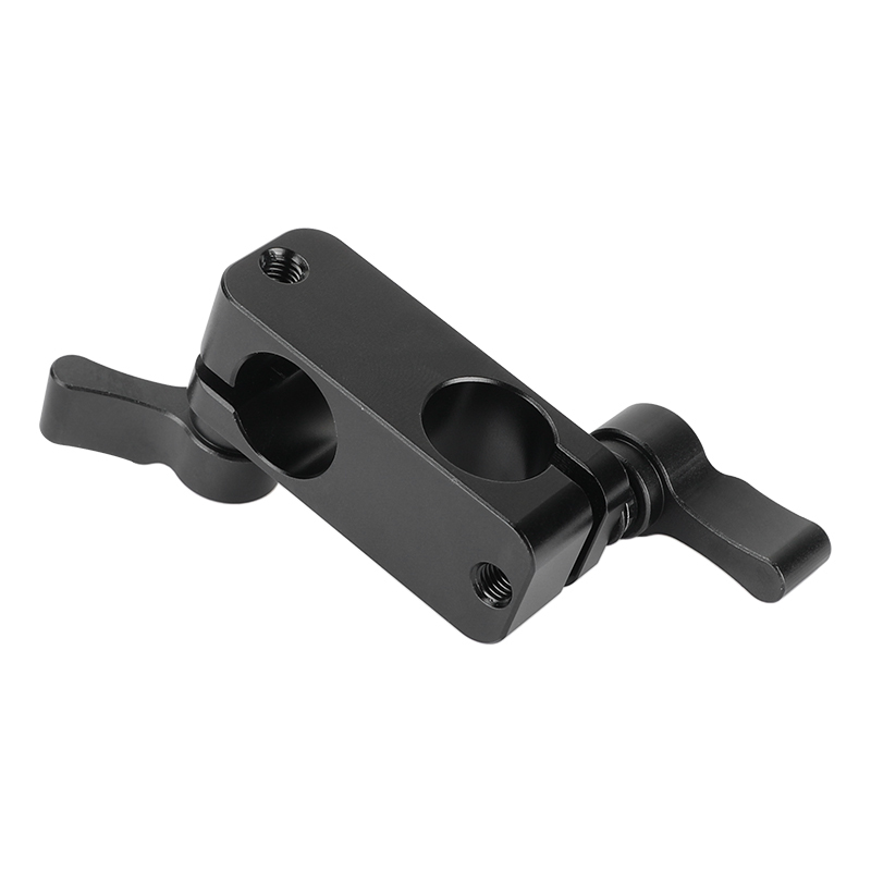 CAMVATE 90-Degree Rod Rig Adapter Clamp for DSLR 15mm Rods Rig System Shoulder Mount