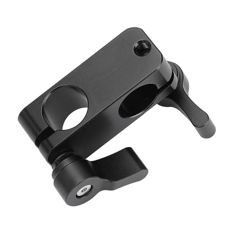 CAMVATE 90-Degree Rod Rig Adapter Clamp for DSLR 15mm Rods Rig System Shoulder Mount