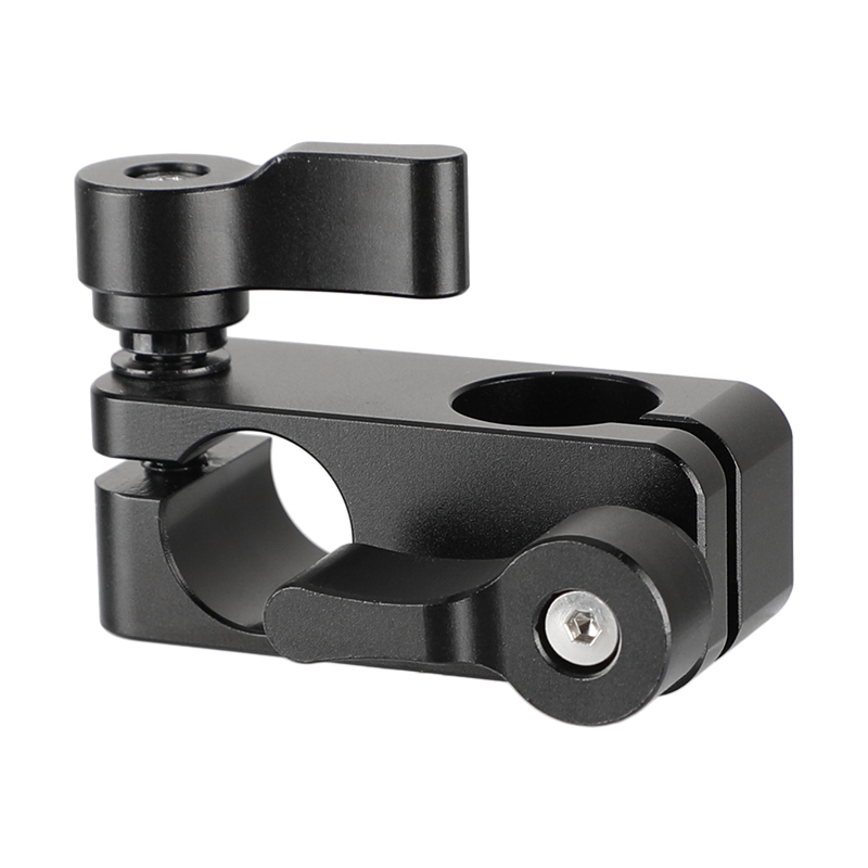 CAMVATE 90-Degree Rod Rig Adapter Clamp for DSLR 15mm Rods Rig System Shoulder Mount