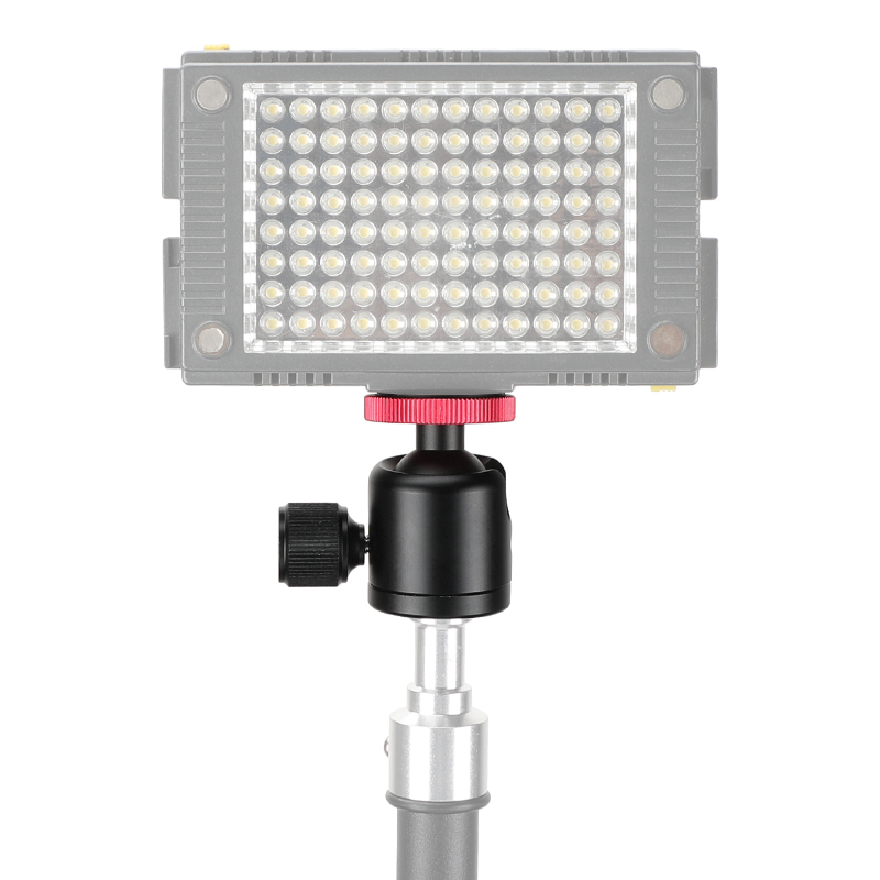 CAMVATE Versatile 360° Swivel Ball Head Holder With 1/4"-20 Male & Female Thread Mount And Thumbscrew Lock Knob