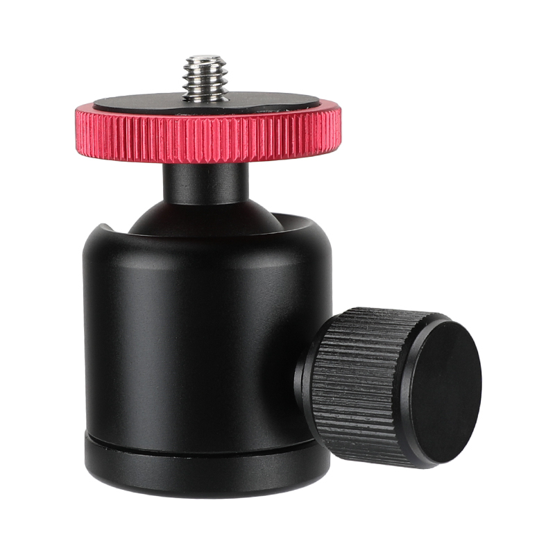 CAMVATE Versatile 360° Swivel Ball Head Holder With 1/4"-20 Male & Female Thread Mount And Thumbscrew Lock Knob