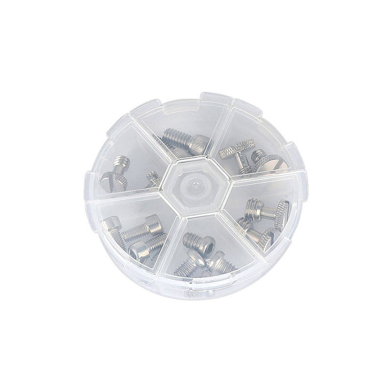 CAMVATE 1/4"-20 & 3/8"-16 & M5 Thread Screw Nuts Assortment Kit For DSLR Camera Cage Rig & Accessories Assembly (16 pcs)