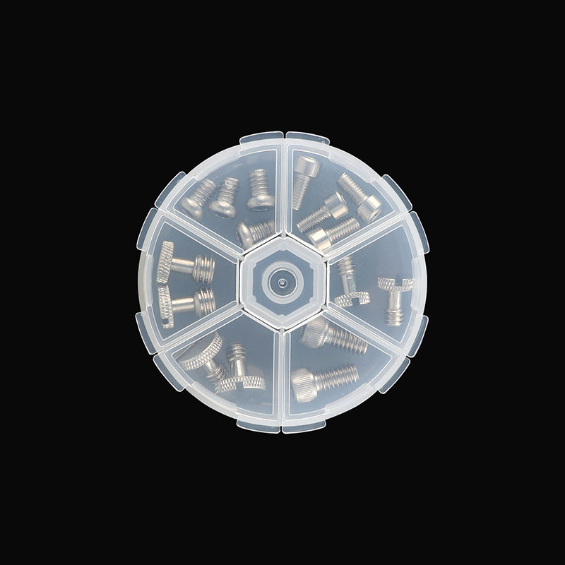 CAMVATE 1/4"-20 & 3/8"-16 & M5 Thread Screw Nuts Assortment Kit For DSLR Camera Cage Rig & Accessories Assembly (16 pcs)