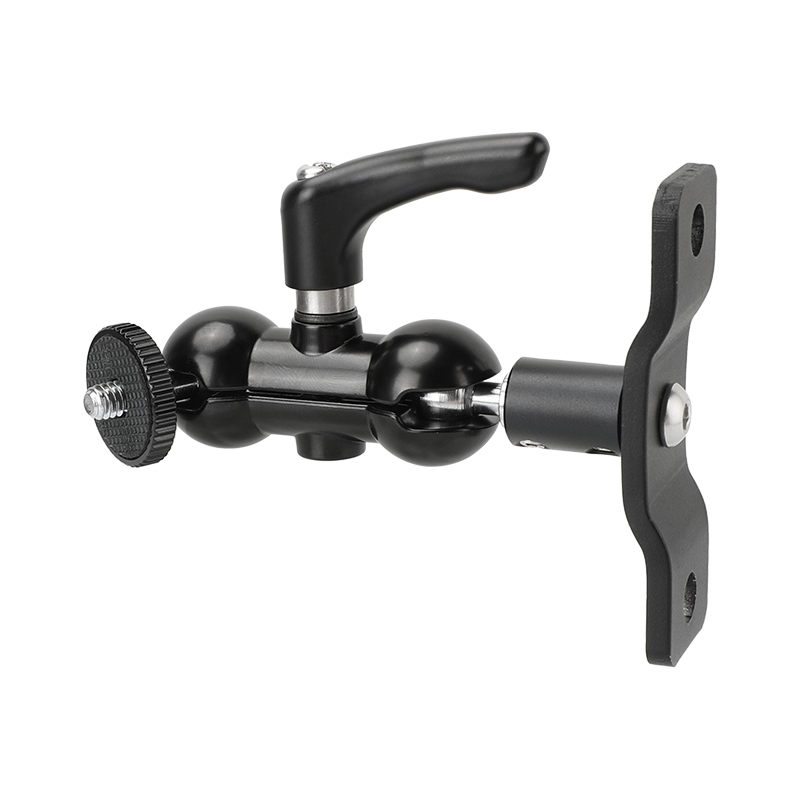 CAMVATE Versatile Ball Head 1/4" Male Connector Upgraded Lock Knob With Wall Mount Base For Camera Monitor / Flashlight