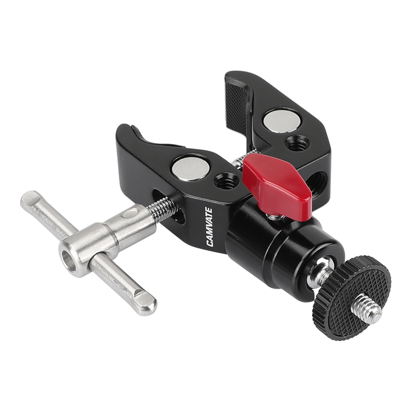 CAMVATE Universal Camera Tripod Bracket Mount Clamp with Ball Head 360° Rotate