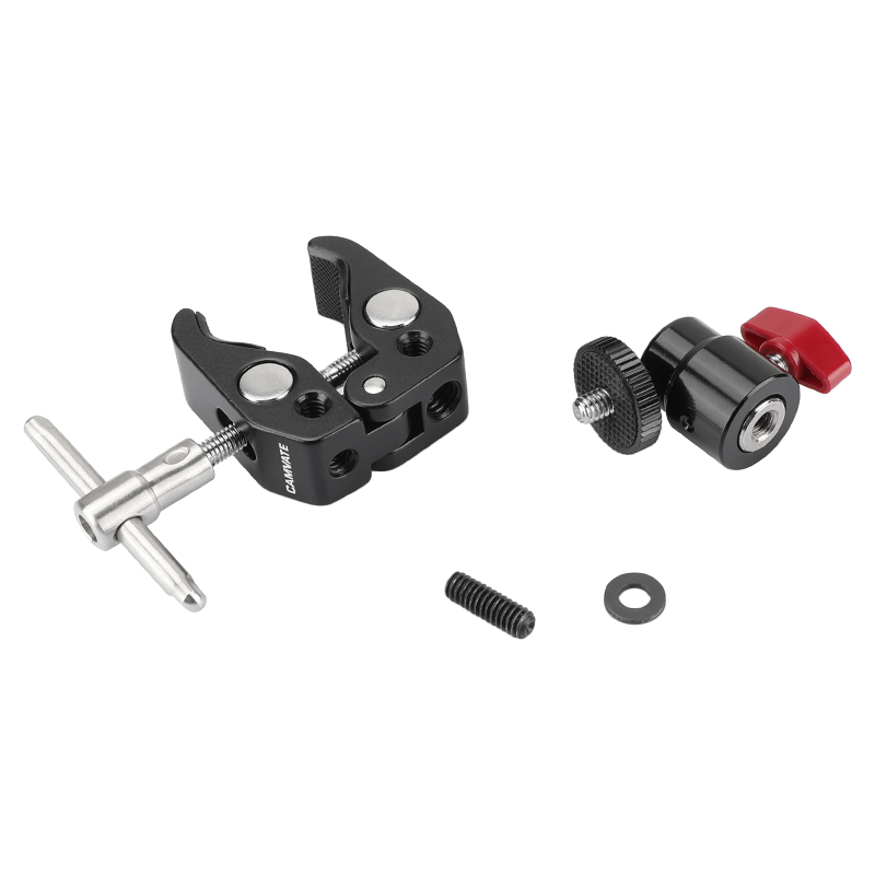 CAMVATE Universal Camera Tripod Bracket Mount Clamp with Ball Head 360° Rotate
