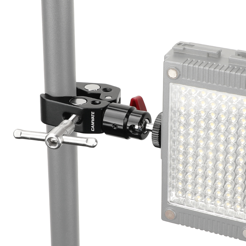 CAMVATE Universal Camera Tripod Bracket Mount Clamp with Ball Head 360° Rotate