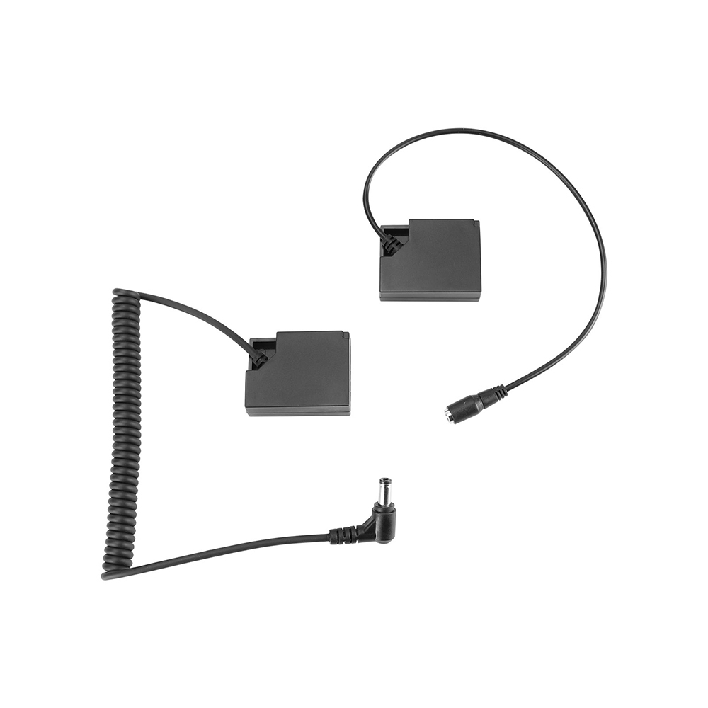 CAMVATE Fuji NP-W126 Double Dummy Batteries To 1.7mm Female / 2.1mm Male DC Barrel Cables