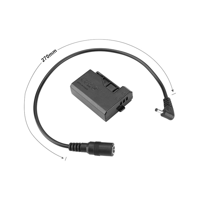 CAMVATE Canon LP-E10 (DR-E10) Dummy Battery To 2.1mm DC Cable