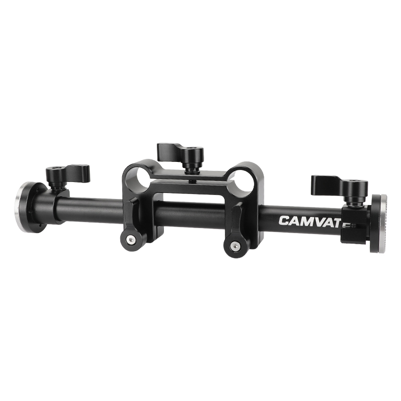 CAMVATE Adjustable 15mm Railblock With ARRI Rosette Connecting Mounts For DLSR Camera Handheld Handle Kit