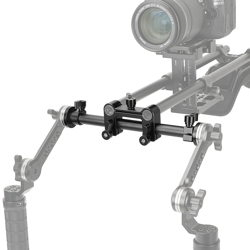 CAMVATE Adjustable 15mm Railblock With ARRI Rosette Connecting Mounts For DLSR Camera Handheld Handle Kit