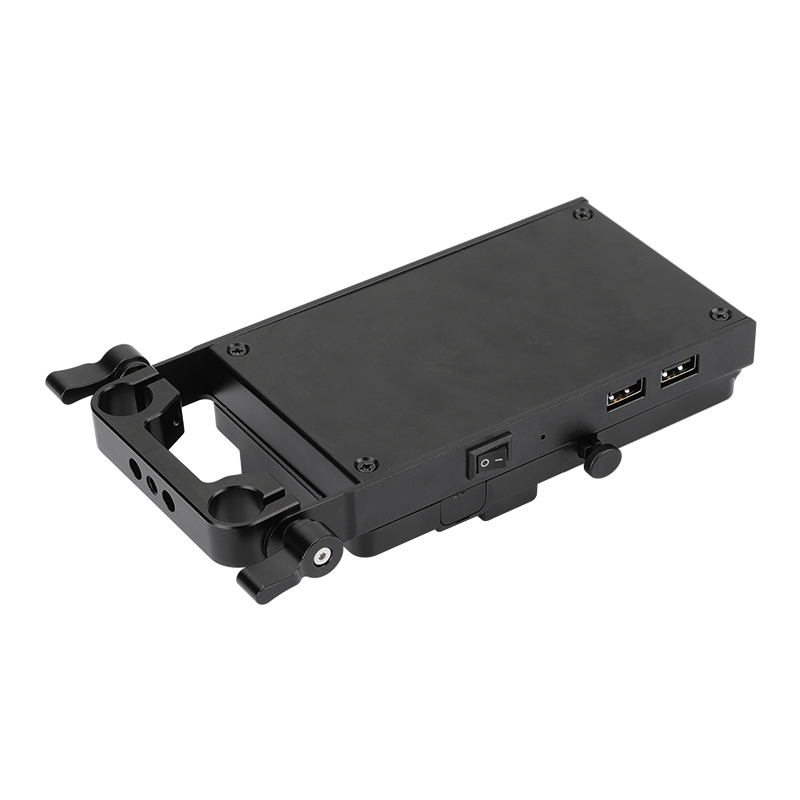 CAMVATE V Mount Quick Release Battery Plate Power Splitter With Sony NP-FW50 Dummy Battery For Sony DSLR Cameras
