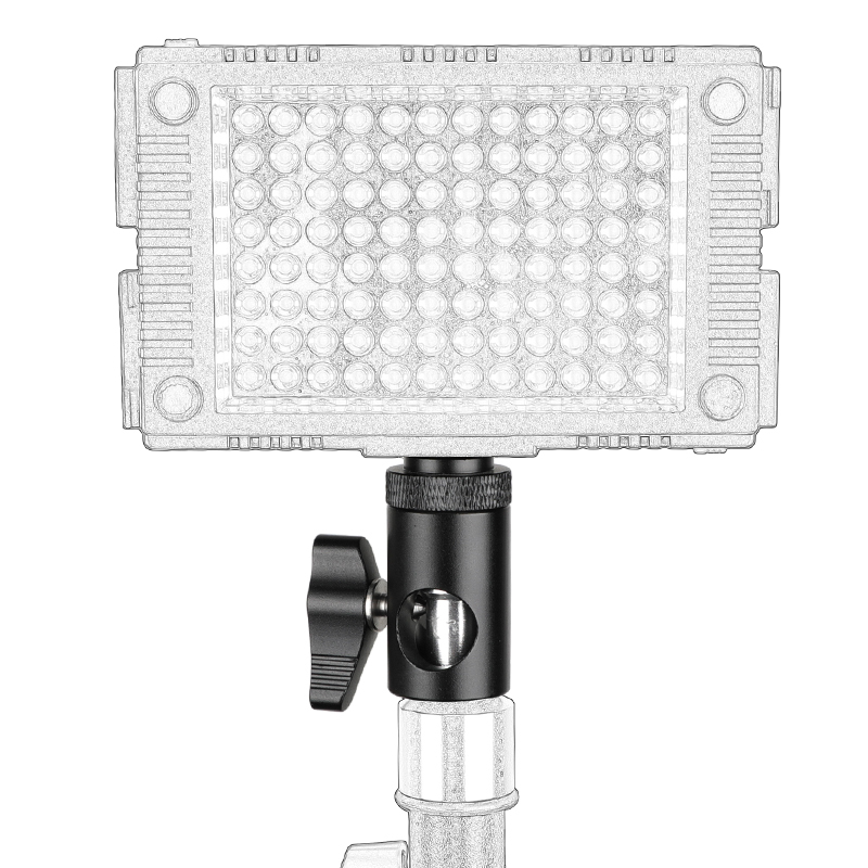 CAMVATE 16mm Light Stand Head (Upgraded Ratchet Knob) With 1/4" Thread Screw Mount For DSLR Camera Monitor / Flashlight