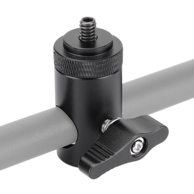 CAMVATE 16mm Light Stand Head (Upgraded Ratchet Knob) With 1/4" Thread Screw Mount For DSLR Camera Monitor / Flashlight