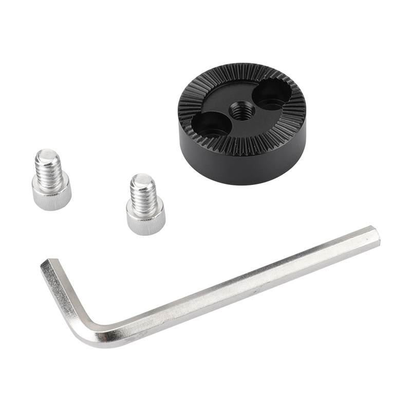CAMVATE Standard ARRI Rosette Mounting Adapter With M6 Female Thread (Black)