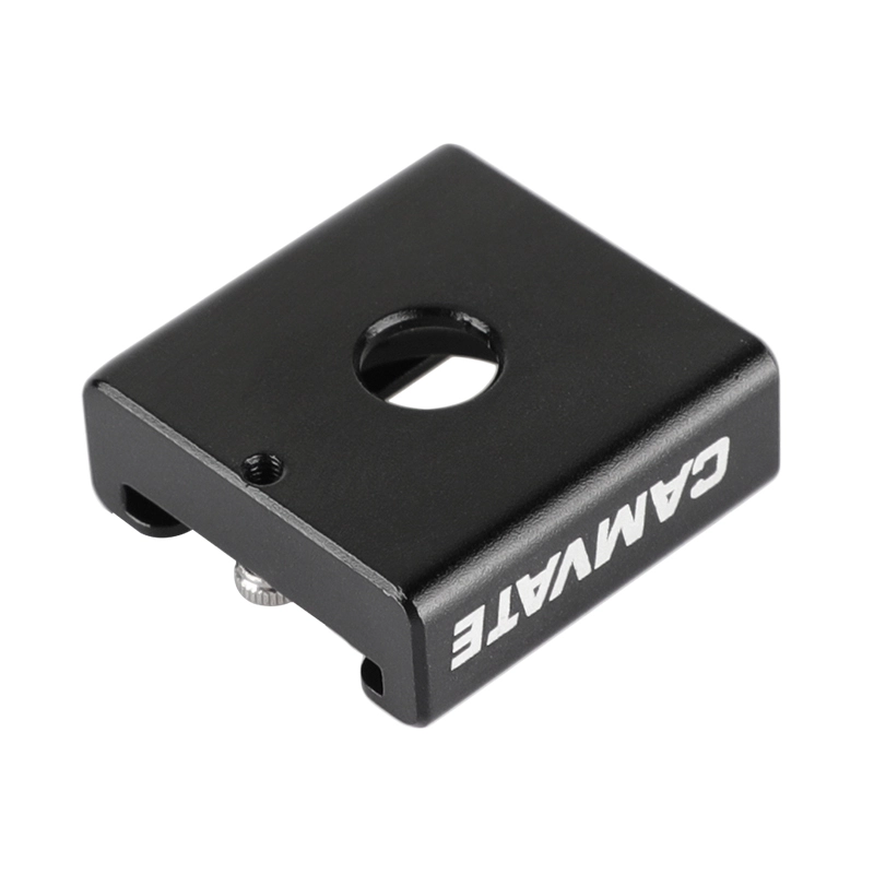 CAMVATE 1/4" Hot Cold Shoe Mount fr Flash Light DSLR Rig Blackmagic Cinema Camera Cage