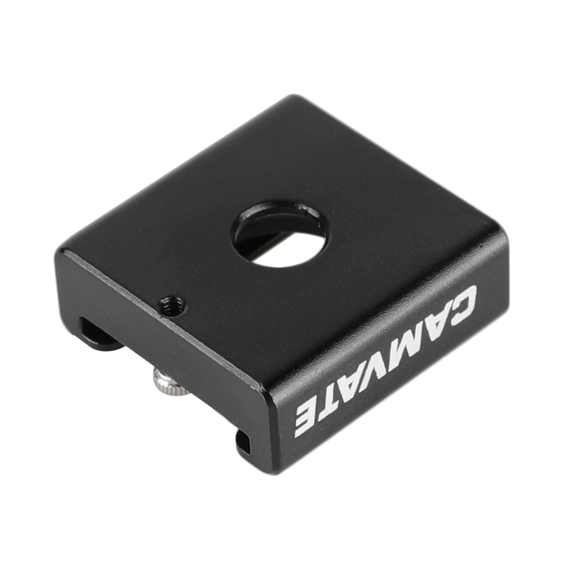 CAMVATE 1/4" Hot Cold Shoe Mount fr Flash Light DSLR Rig Blackmagic Cinema Camera Cage