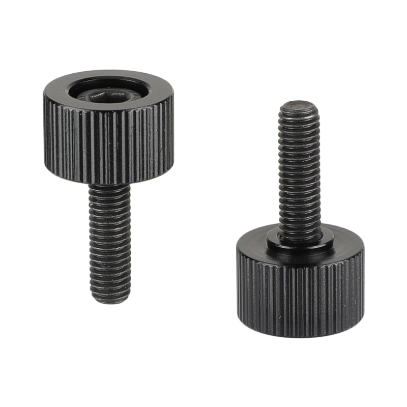 CAMVATE Black M5*15.7mm Hexagon Cup Head Thread Screw For Manfrotto Quick Release Plate (A Packet Of 2 Pieces)