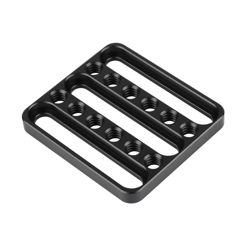 CAMVATE Universal Cheese Plate Mini Square Plate 1/4"-20 Mounting Points For Photographic Accessory DIY Configuration