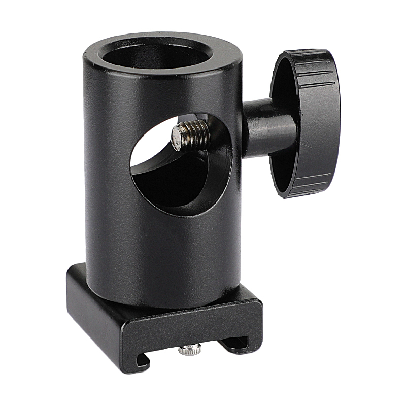 CAMVATE Light Stand Head With Cold Shoe Mount Adapter