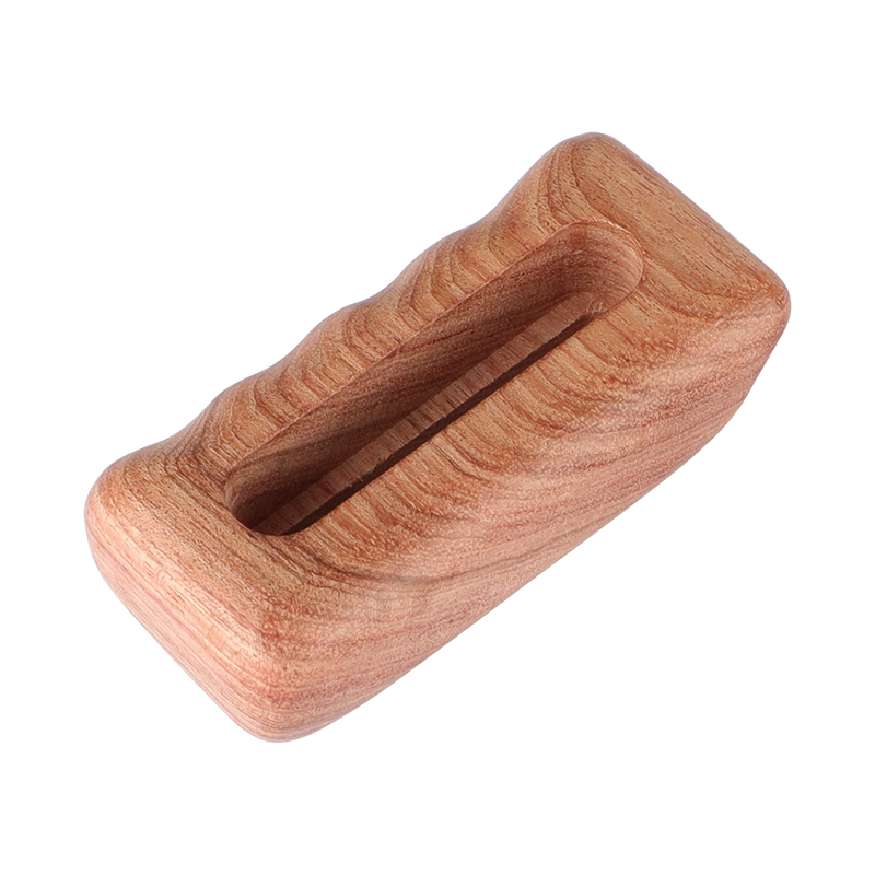 CAMVATE Simple Wooden Hand Grip (Left Side) With 1/4"-20 Mounting Groove For DSLR Camera Cage Kit