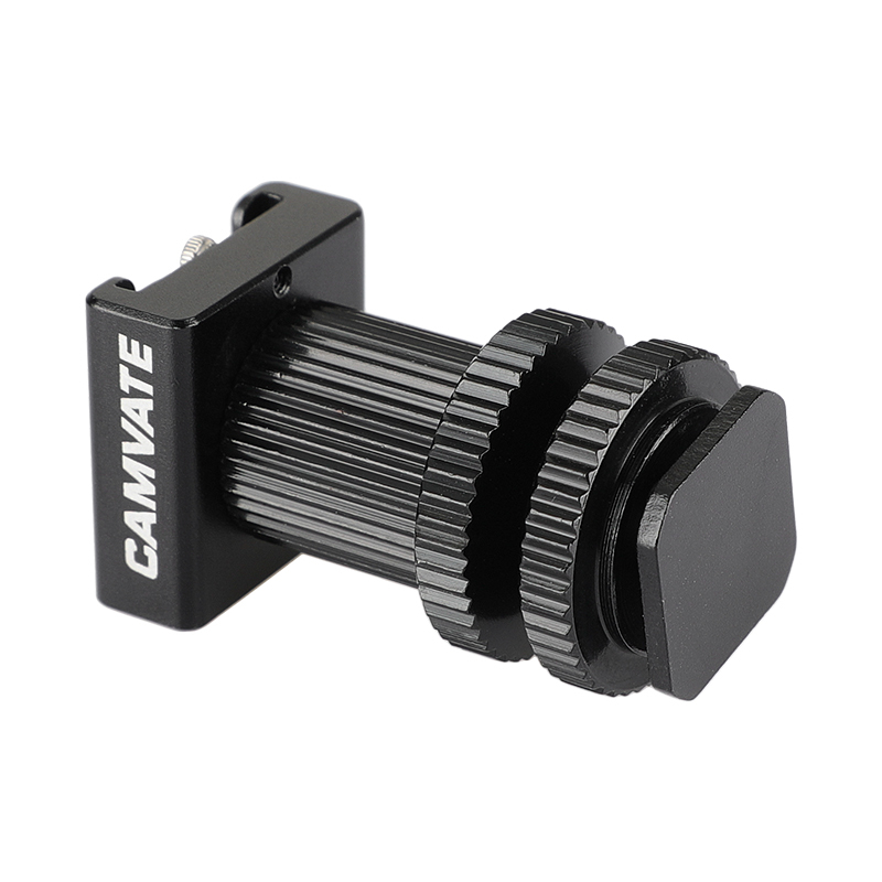 CAMVATE Double-ended Cold Shoe Mount Bracket Adapter