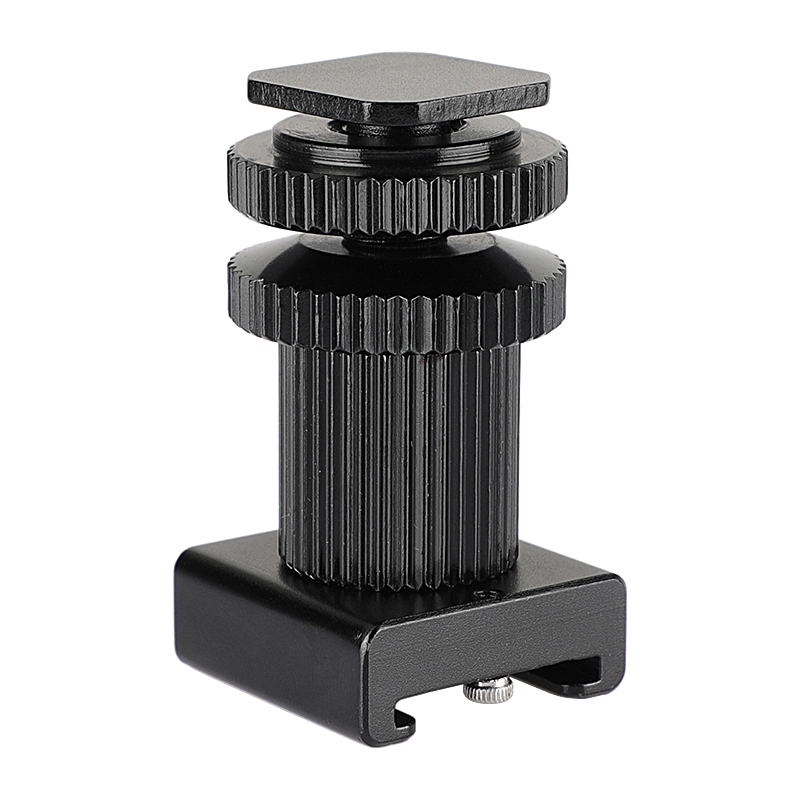 CAMVATE Double-ended Cold Shoe Mount Bracket Adapter