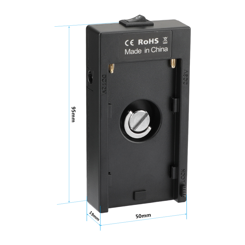 SmallRig NP-F Battery Adapter Plate Lite For Sony NP-F Battery W/ 12V/7...