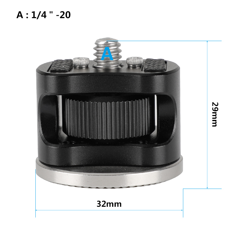 CAMVATE ARRI Rosette Mount With 1/4"-20 Thumbscrew & M6 Female Thread For SmallHD 700 Series Monitors