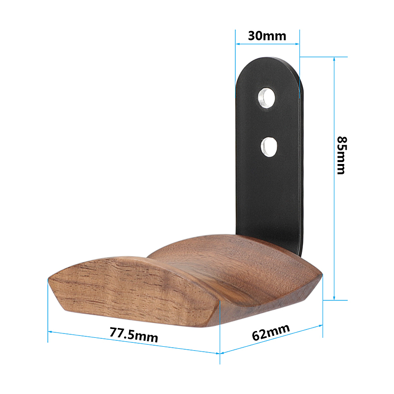 CAMVATE Universal Headphone Headset Stand Hanger (Wooden) With 1/4"-20 Mounting Points
