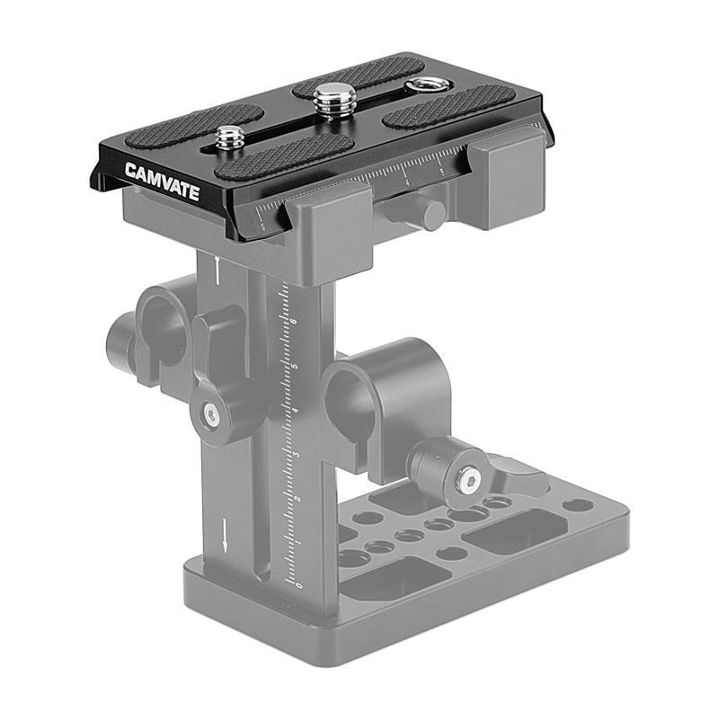 CAMVATE Manfrotto Slide-in Camera Quick Release Plate With 1/4" & 3/8" Threads