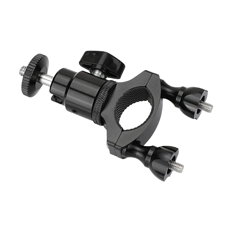 CAMVATE Handlebar Clamp Mount Holder (18mm -32mm) With Adjustable Ball Head 1/4" Mounting Screw For Mobile Phone / GoPro