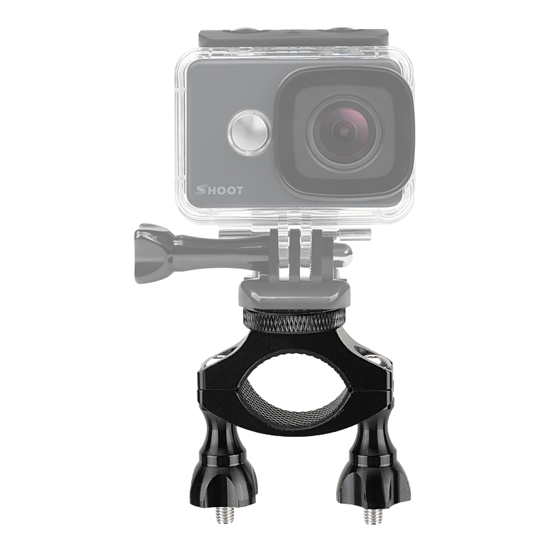 CAMVATE Bicycle Handlebar Clamp Mount Holder (18mm -32mm) With 1/4" Mounting Screw For Mobile Phone / GoPro