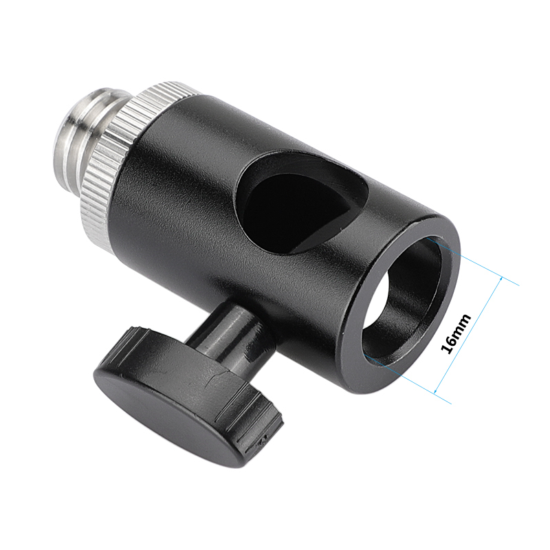 CAMVATE 16mm Light Stand Head With 5/8"-11 Male To 1/4"-20 Female Thread Screw For Tripod Laser Level Adapter BOSCH