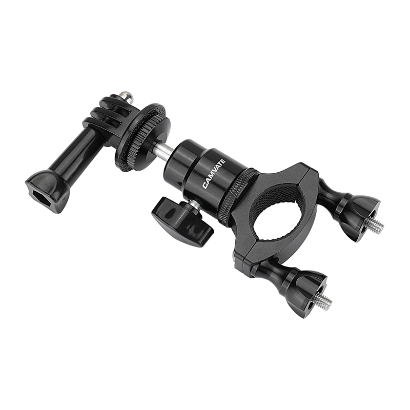 CAMVATE Rod Clamp Mount Holder (18mm -32mm) With Adjustable GoPro Monopod Mount Adapter For HD HERO 1 2 3 4