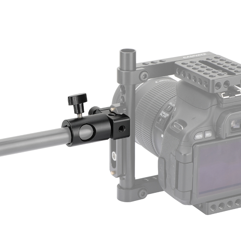 CAMVATE 16mm Light Stand Head Adapter With Standard NATO Rail Clamp