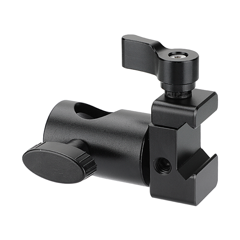 CAMVATE 16mm Light Stand Head Adapter With Standard NATO Rail Clamp