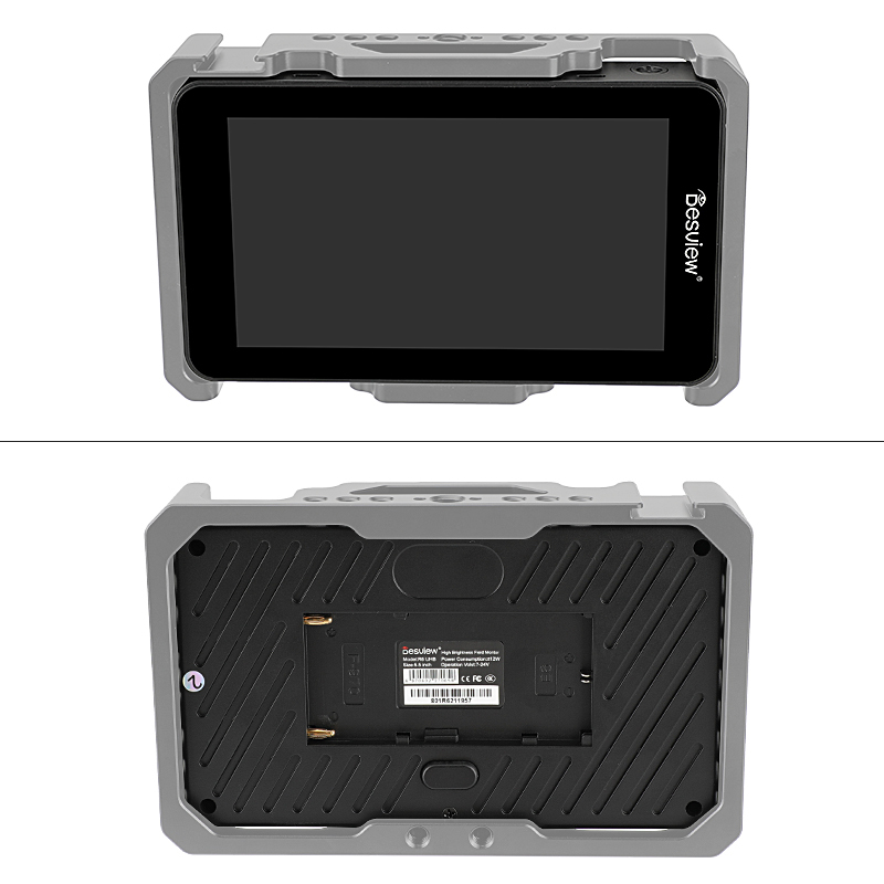 CAMVATE Desview R6 Camera Field Monitor 5.5" Touchscreen UHB 2800nits 4K HDMI With 3D LUT HDR Waveform Vectorscope For DSLR & Mirrorless Camera