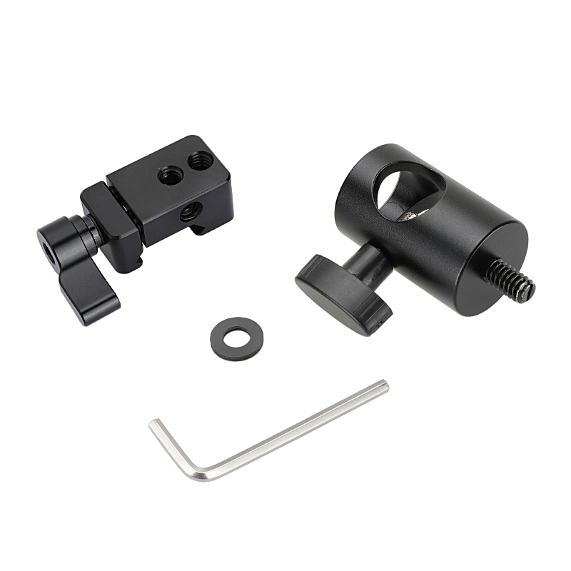 CAMVATE 16mm Light Stand Head Adapter With Standard NATO Rail Clamp