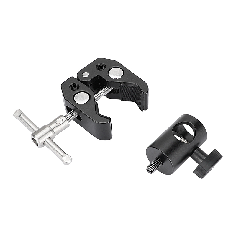 CAMVATE Multi-purpose Super Crab Clamp With 16mm Light Stand Head Adapter