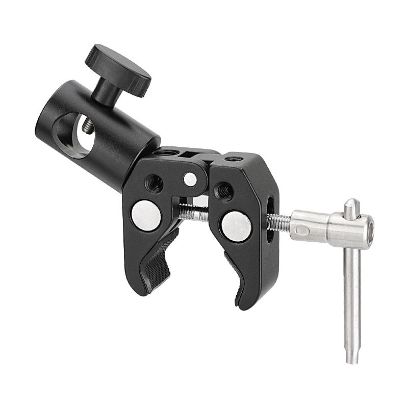 CAMVATE Multi-purpose Super Crab Clamp With 16mm Light Stand Head Adapter