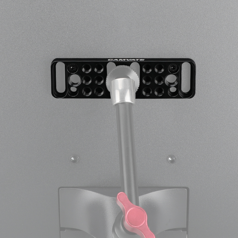 CAMVATE Multi-function Mounting Plate Cheese Plate with 1/4"-20 and 3/8"-16 Connections
