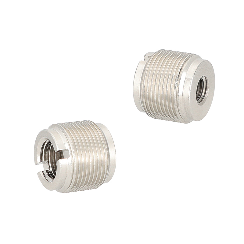 CAMVATE 5/8"-27 Male To 1/4"-20 Female & 3/8"-16 Female Microphone Mount Screw Adapter (2 Pieces)